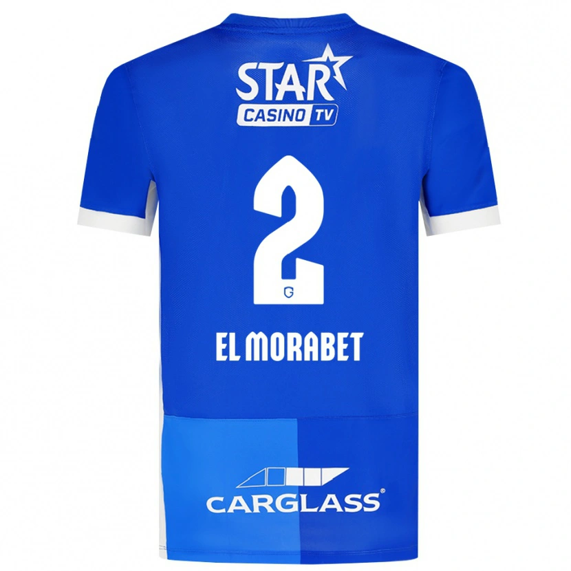 Danxen Kinder Sami El Morabet #2 Mittelblau Königlichblau Weiß Heimtrikot Trikot 2026/27 T-Shirt Schweiz