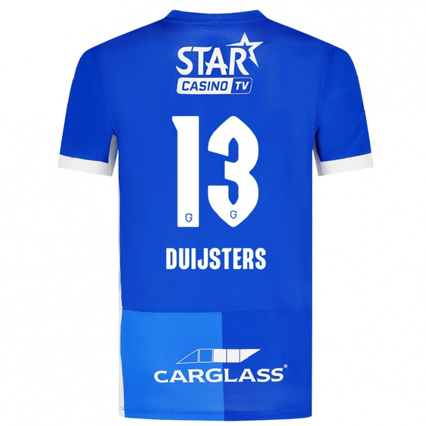 Danxen Kinder Gwen Duijsters #13 Mittelblau Königlichblau Weiß Heimtrikot Trikot 2026/27 T-Shirt Schweiz