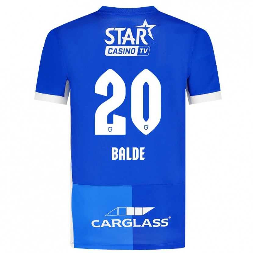 Danxen Kinder Thierno Balde #20 Mittelblau Königlichblau Weiß Heimtrikot Trikot 2026/27 T-Shirt Schweiz