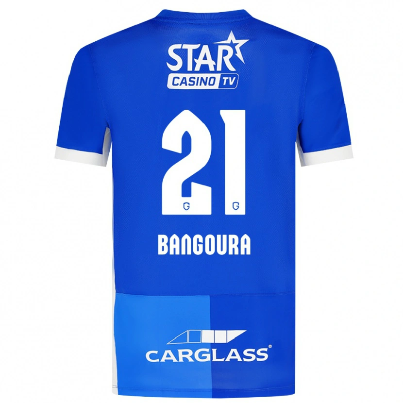 Danxen Kinder Ibrahima Sory Bangoura #21 Mittelblau Königlichblau Weiß Heimtrikot Trikot 2026/27 T-Shirt Schweiz