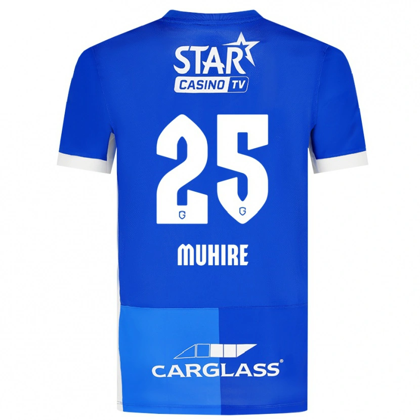 Danxen Kinder Ian-Confiance Muhire #25 Mittelblau Königlichblau Weiß Heimtrikot Trikot 2026/27 T-Shirt Schweiz