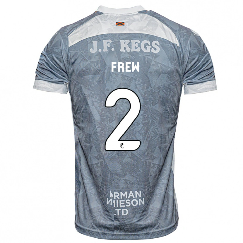 Danxen Kinder Katie Frew #2 Hellgrau Auswärtstrikot Trikot 2026/27 T-Shirt Schweiz