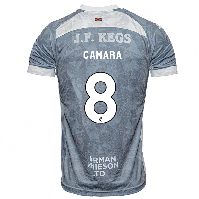 Danxen Kinder Panutche Camara #8 Hellgrau Auswärtstrikot Trikot 2026/27 T-Shirt Schweiz