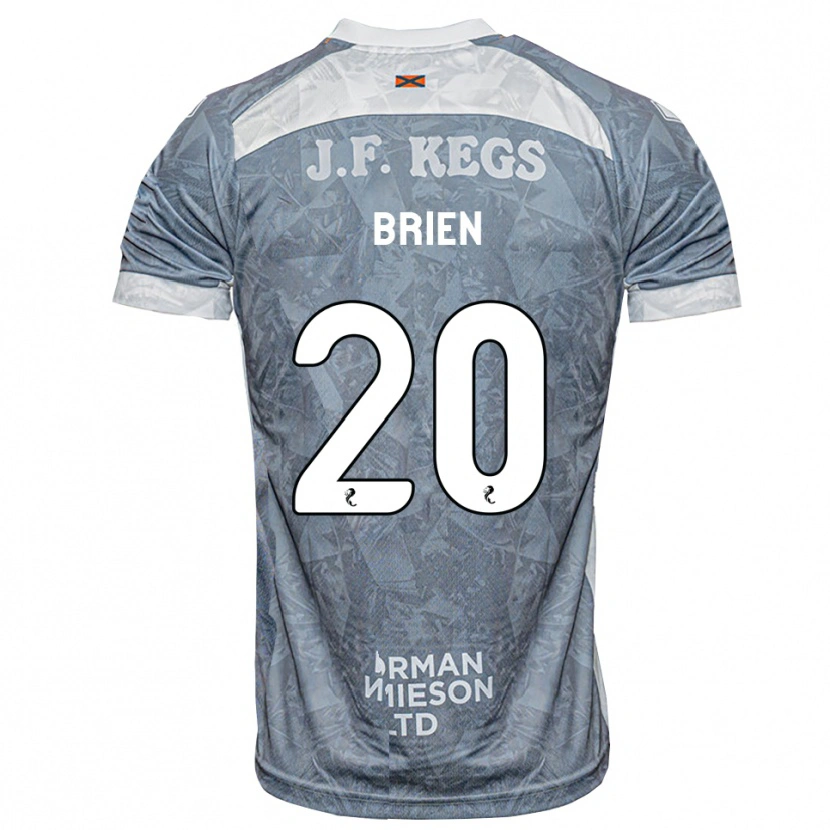 Danxen Kinder Freya Brien #20 Hellgrau Auswärtstrikot Trikot 2026/27 T-Shirt Schweiz