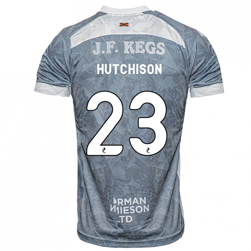 Danxen Kinder Daisy Hutchison #23 Hellgrau Auswärtstrikot Trikot 2026/27 T-Shirt Schweiz