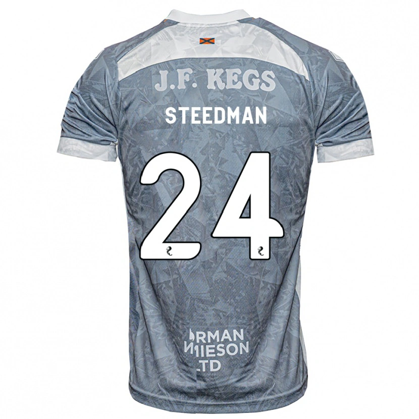 Danxen Kinder Laura Steedman #24 Hellgrau Auswärtstrikot Trikot 2026/27 T-Shirt Schweiz