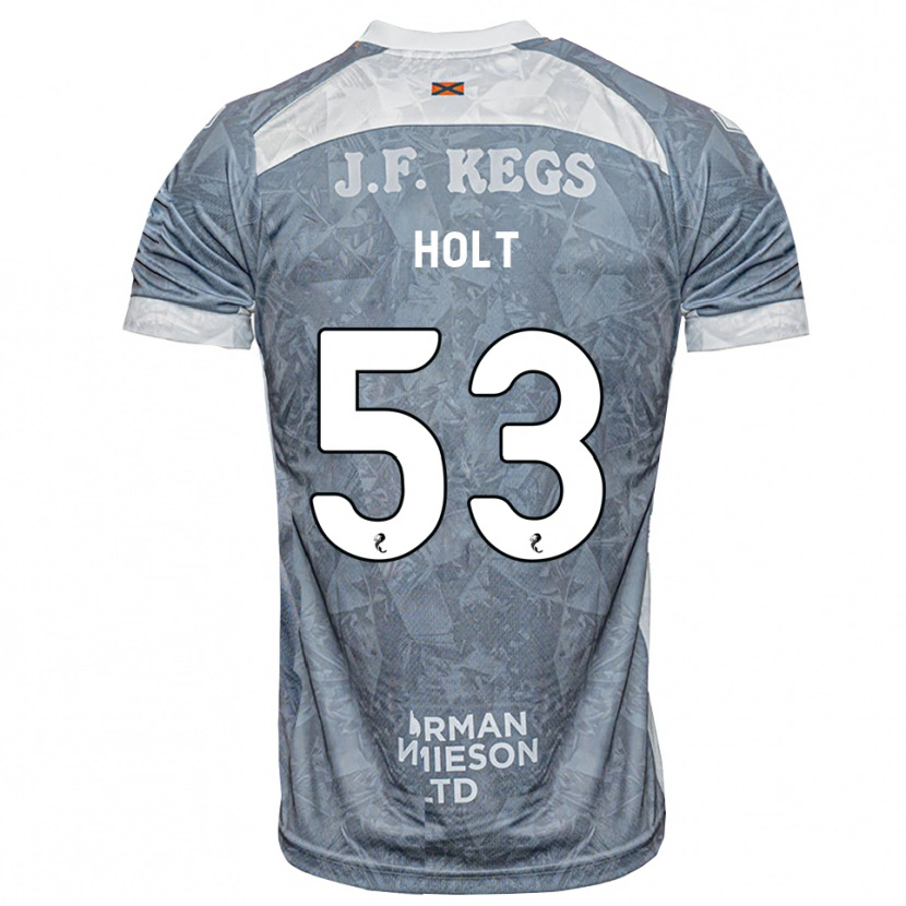 Danxen Kinder Josh Holt #53 Hellgrau Auswärtstrikot Trikot 2026/27 T-Shirt Schweiz
