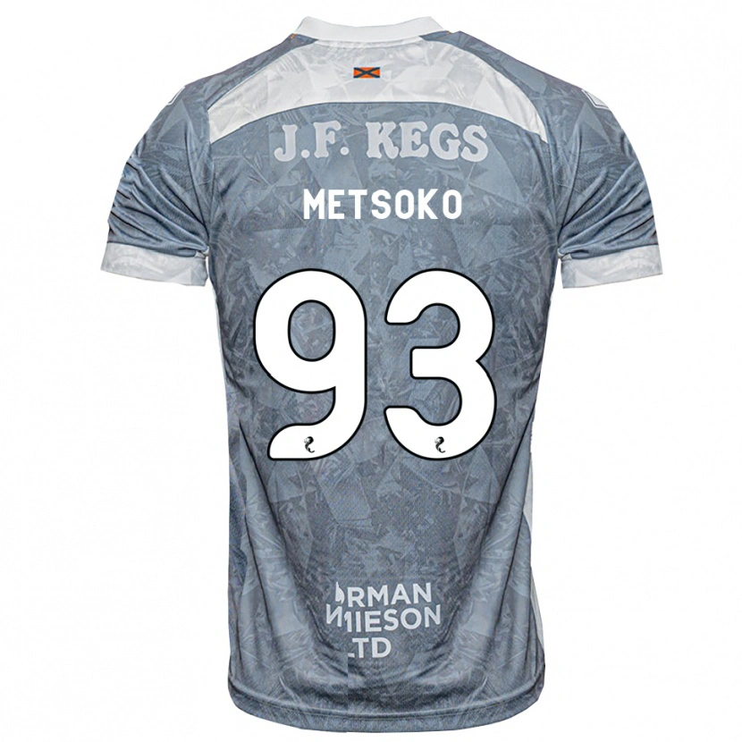 Danxen Kinder Idjessi Metsoko #93 Hellgrau Auswärtstrikot Trikot 2026/27 T-Shirt Schweiz