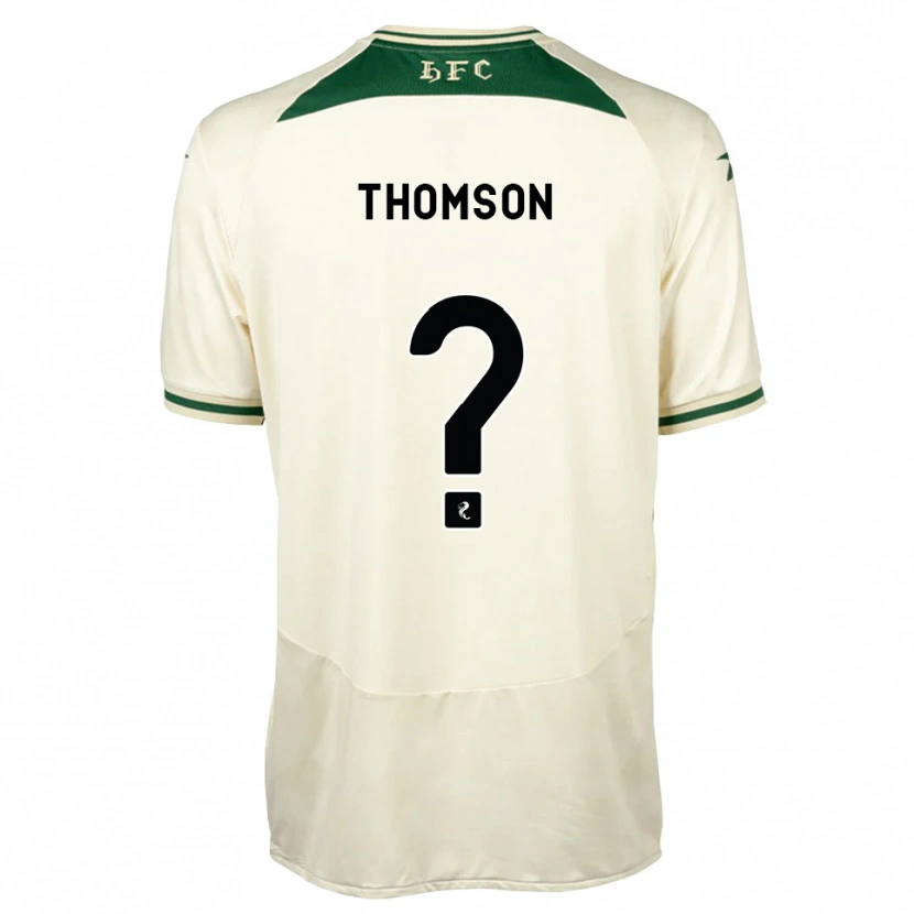 Danxen Kinder Jackson Thomson #0 Weiß Waldgrün Auswärtstrikot Trikot 2026/27 T-Shirt Schweiz
