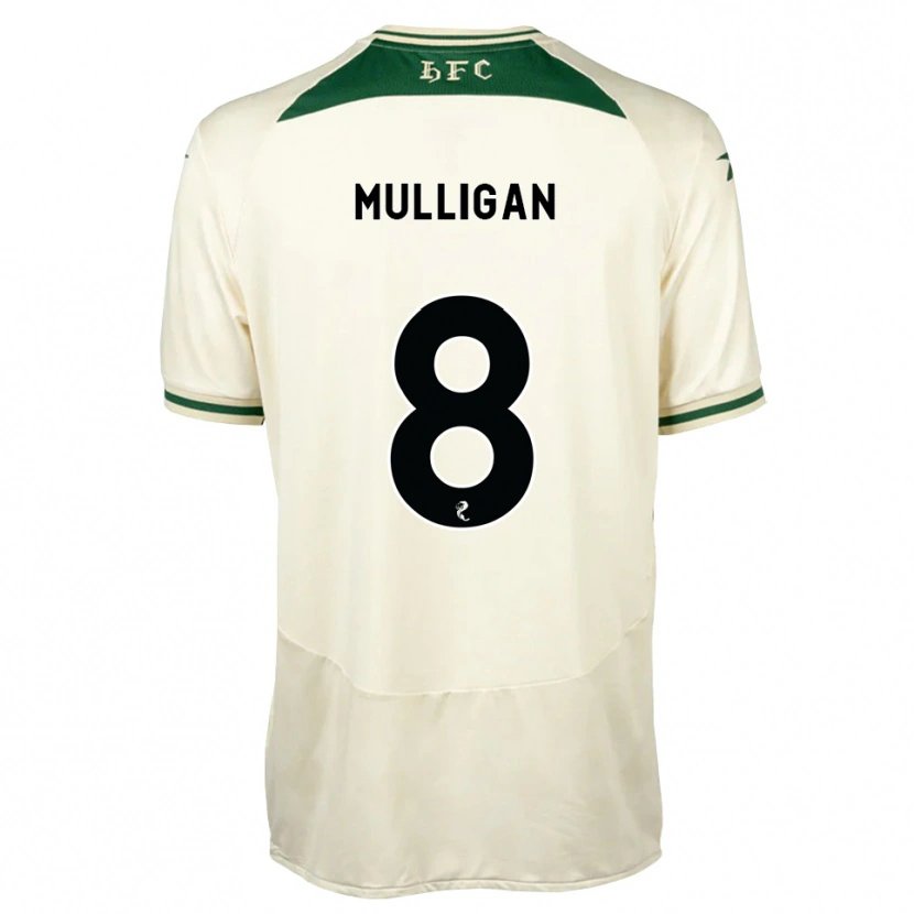 Danxen Kinder Josh Mulligan #8 Weiß Waldgrün Auswärtstrikot Trikot 2026/27 T-Shirt Schweiz