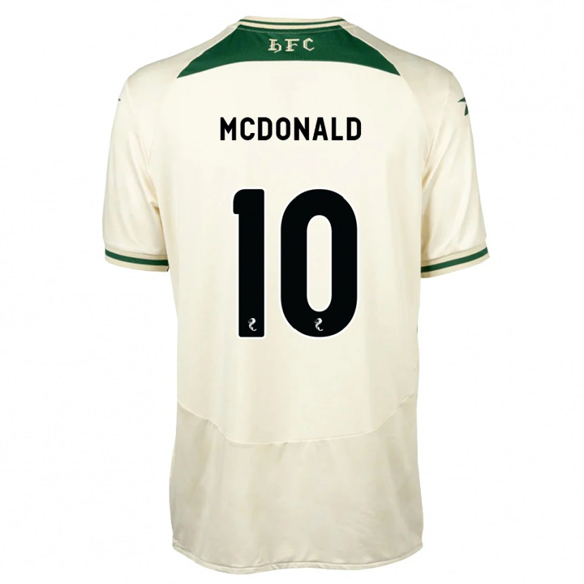 Danxen Kinder Josh Mcdonald #10 Weiß Waldgrün Auswärtstrikot Trikot 2026/27 T-Shirt Schweiz