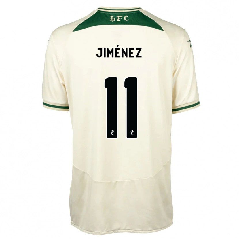 Danxen Kinder Logan Jiménez #11 Weiß Waldgrün Auswärtstrikot Trikot 2026/27 T-Shirt Schweiz