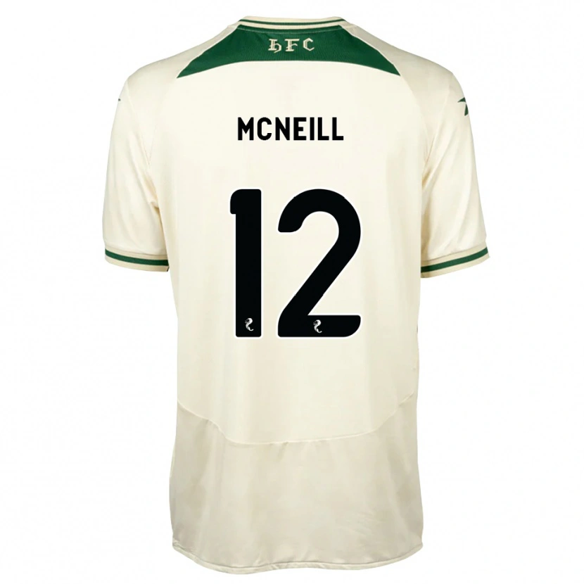 Danxen Kinder Lewis Mcneill #12 Weiß Waldgrün Auswärtstrikot Trikot 2026/27 T-Shirt Schweiz