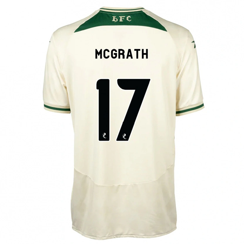 Danxen Kinder Jamie Mcgrath #17 Weiß Waldgrün Auswärtstrikot Trikot 2026/27 T-Shirt Schweiz