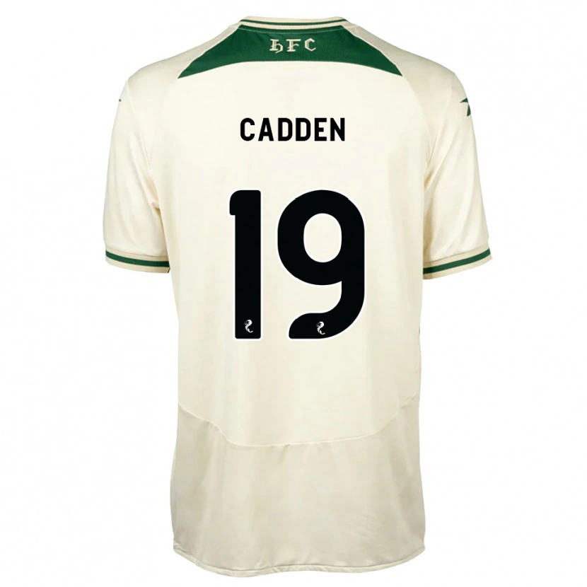 Danxen Kinder Nicky Cadden #19 Weiß Waldgrün Auswärtstrikot Trikot 2026/27 T-Shirt Schweiz