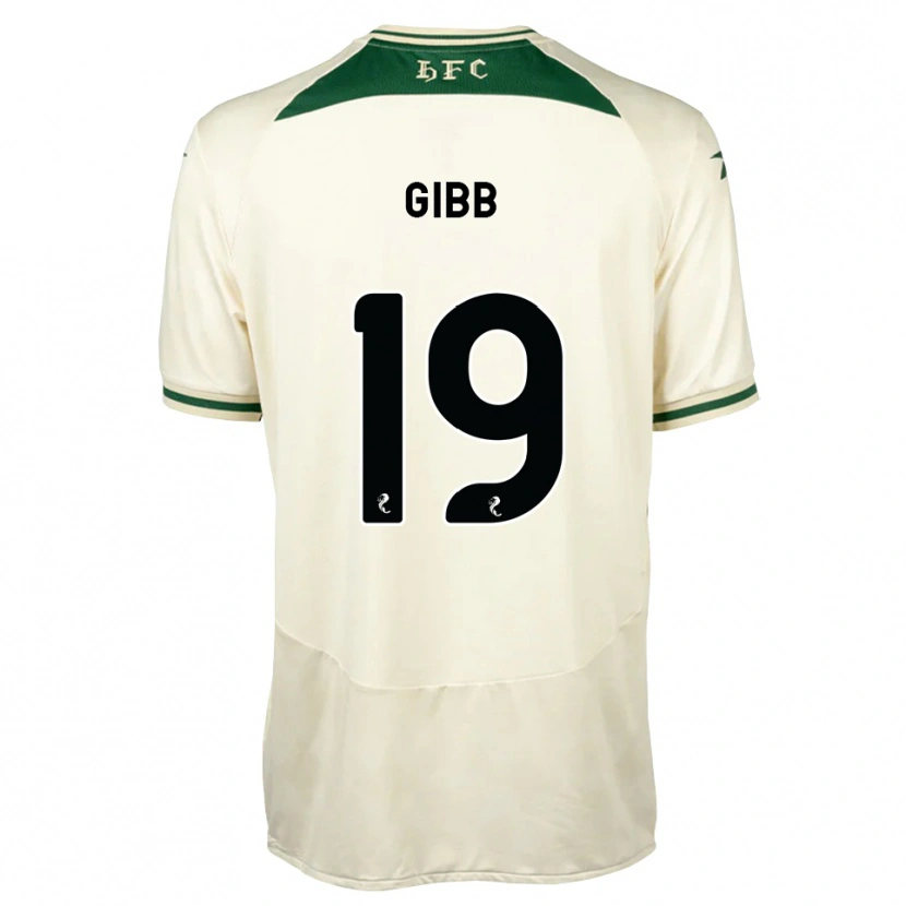 Danxen Kinder Caley Gibb #19 Weiß Waldgrün Auswärtstrikot Trikot 2026/27 T-Shirt Schweiz