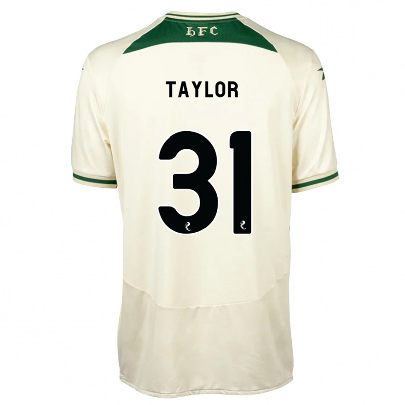 Danxen Kinder Linzi Taylor #31 Weiß Waldgrün Auswärtstrikot Trikot 2026/27 T-Shirt Schweiz