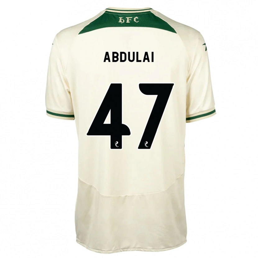 Danxen Kinder Azeem Abdulai #47 Weiß Waldgrün Auswärtstrikot Trikot 2026/27 T-Shirt Schweiz