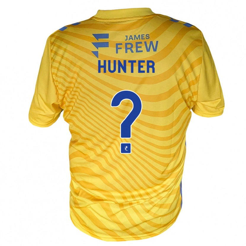 Danxen Kinder Morgan Hunter #0 Königsblau Gelb Auswärtstrikot Trikot 2026/27 T-Shirt Schweiz
