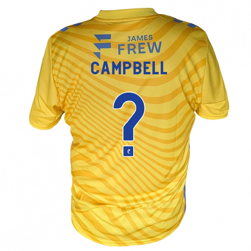 Danxen Kinder Jillian Campbell #0 Königsblau Gelb Auswärtstrikot Trikot 2026/27 T-Shirt Schweiz