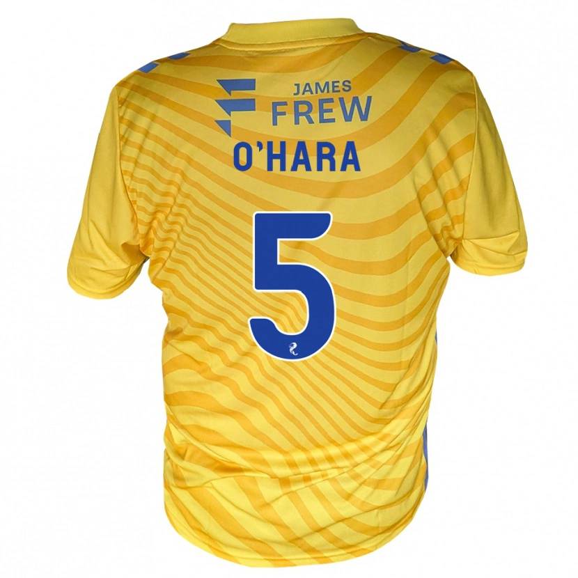 Danxen Kinder Mark O'hara #5 Königsblau Gelb Auswärtstrikot Trikot 2026/27 T-Shirt Schweiz