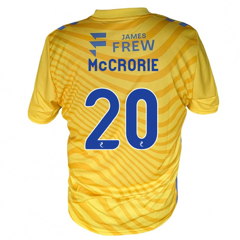 Danxen Kinder Robby Mccrorie #20 Königsblau Gelb Auswärtstrikot Trikot 2026/27 T-Shirt Schweiz