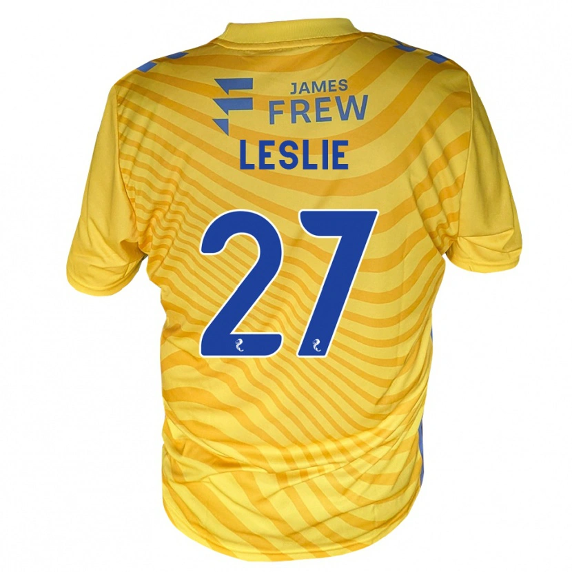 Danxen Kinder Kian Leslie #27 Königsblau Gelb Auswärtstrikot Trikot 2026/27 T-Shirt Schweiz