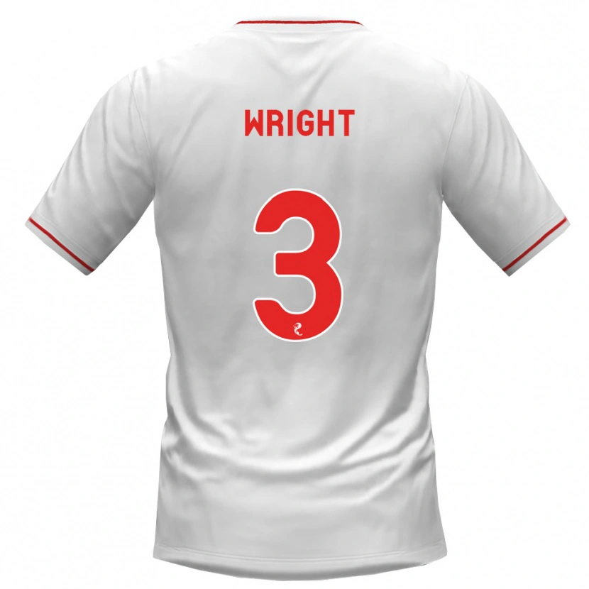 Danxen Kinder Duncan Wright #3 Weiß Rot Auswärtstrikot Trikot 2026/27 T-Shirt Schweiz