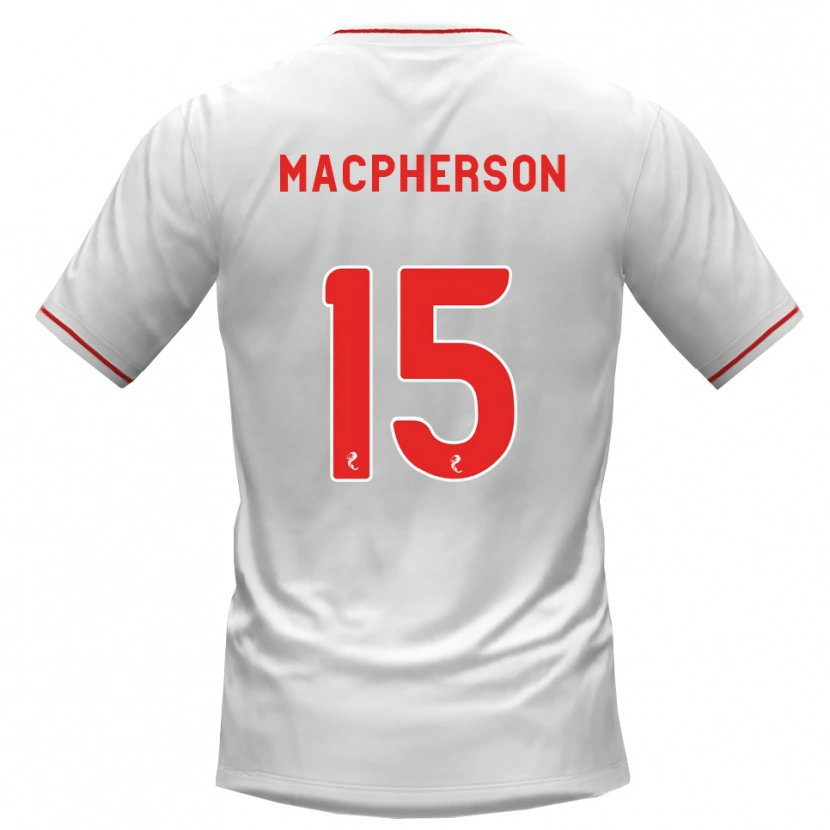 Danxen Kinder Cammy Macpherson #15 Weiß Rot Auswärtstrikot Trikot 2026/27 T-Shirt Schweiz