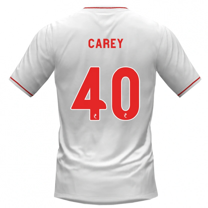 Danxen Kinder Graham Carey #40 Weiß Rot Auswärtstrikot Trikot 2026/27 T-Shirt Schweiz
