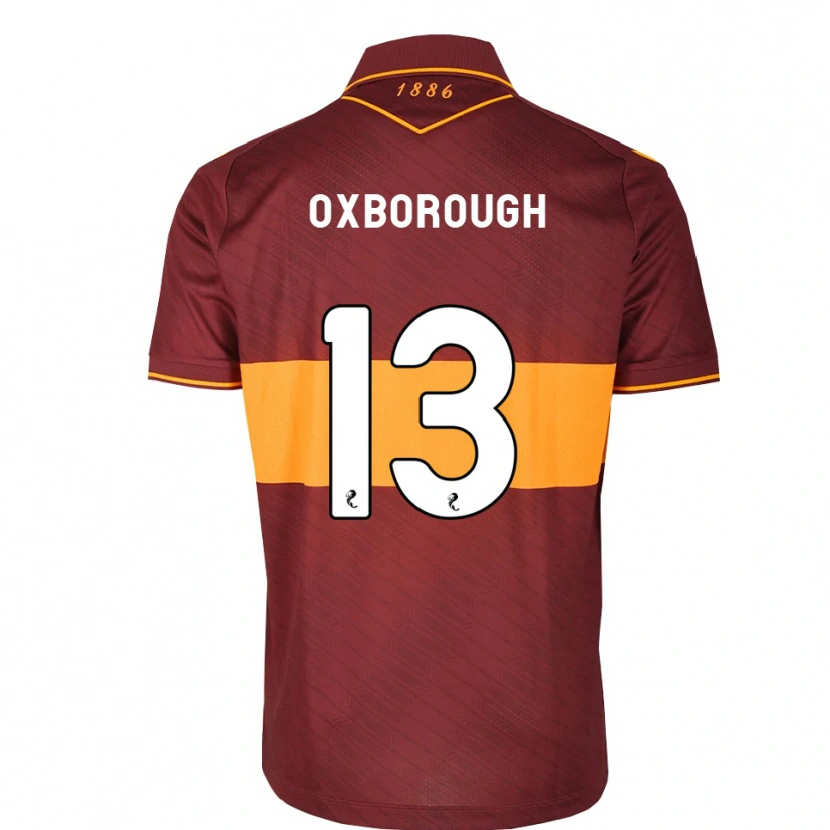 Danxen Kinder Aston Oxborough #13 Orange Maroon Auswärtstrikot Trikot 2026/27 T-Shirt Schweiz
