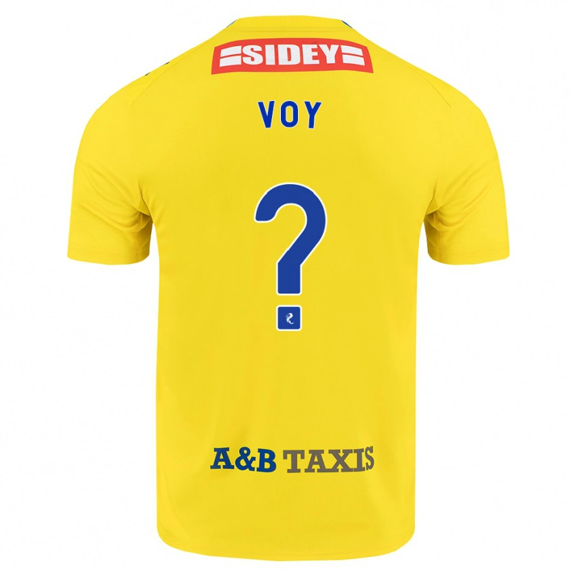 Danxen Kinder Cole Voy #0 Gelb Blau Schwarz Auswärtstrikot Trikot 2026/27 T-Shirt Schweiz