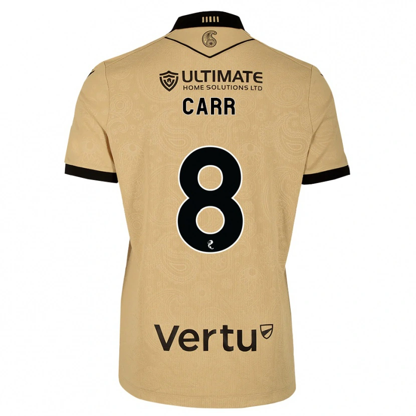 Danxen Kinder Ryan Carr #8 Burlywood Schwarz Auswärtstrikot Trikot 2026/27 T-Shirt Schweiz