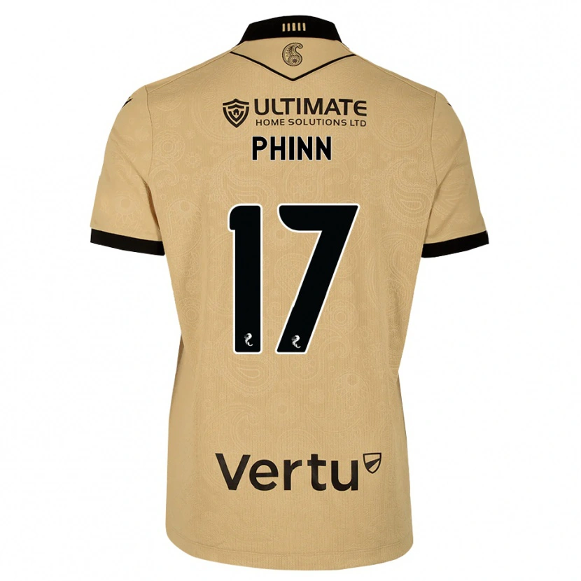 Danxen Kinder Shaun Phinn #17 Burlywood Schwarz Auswärtstrikot Trikot 2026/27 T-Shirt Schweiz