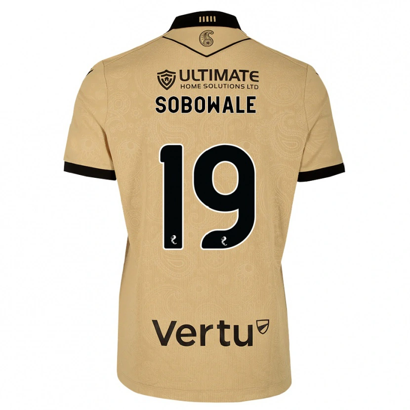 Danxen Kinder Tunmise Sobowale #19 Burlywood Schwarz Auswärtstrikot Trikot 2026/27 T-Shirt Schweiz