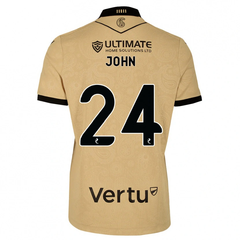 Danxen Kinder Declan John #24 Burlywood Schwarz Auswärtstrikot Trikot 2026/27 T-Shirt Schweiz