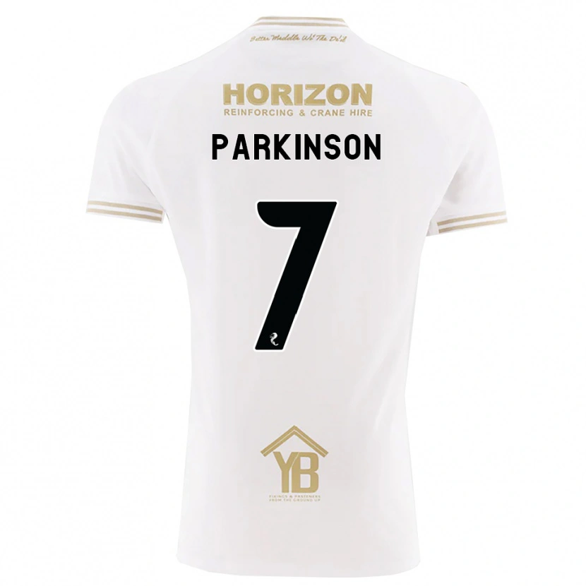 Danxen Kinder Ben Parkinson #7 Weizen Weiß Auswärtstrikot Trikot 2026/27 T-Shirt Schweiz