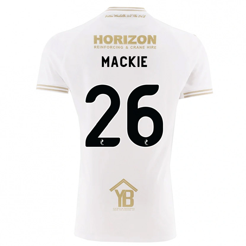 Danxen Kinder Sean Mackie #26 Weizen Weiß Auswärtstrikot Trikot 2026/27 T-Shirt Schweiz