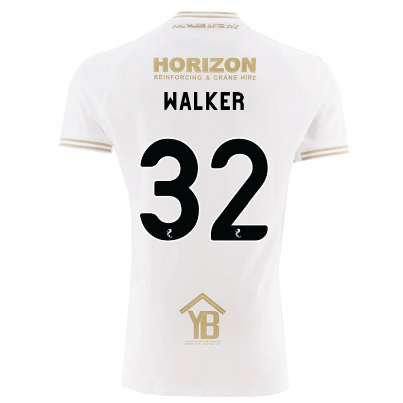 Danxen Kinder Rhys Walker #32 Weizen Weiß Auswärtstrikot Trikot 2026/27 T-Shirt Schweiz