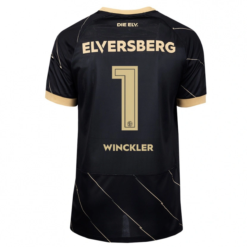 Danxen Kinder Nadine Winckler #1 Schwarz Braun Auswärtstrikot Trikot 2026/27 T-Shirt Schweiz