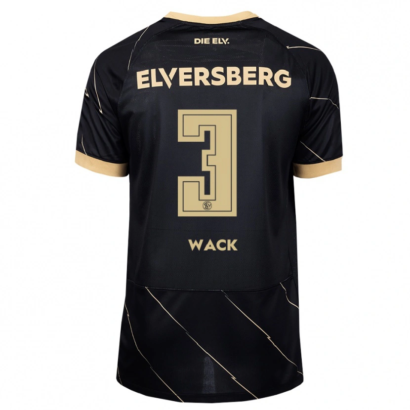 Danxen Kinder Mathis Wack #3 Schwarz Braun Auswärtstrikot Trikot 2026/27 T-Shirt Schweiz