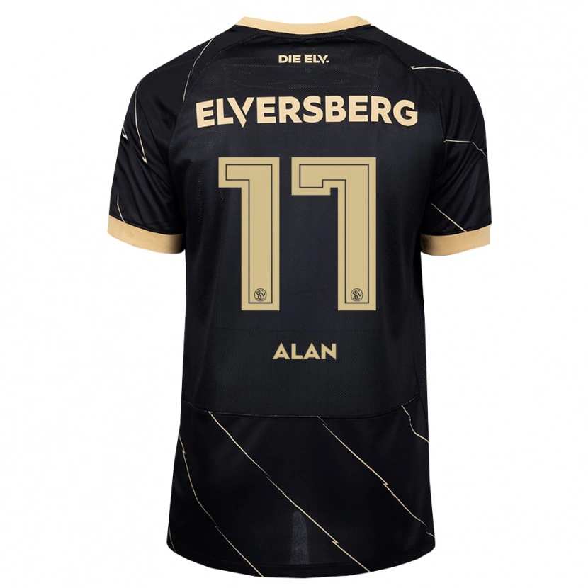 Danxen Kinder Alan Rodriguez #17 Schwarz Braun Auswärtstrikot Trikot 2026/27 T-Shirt Schweiz