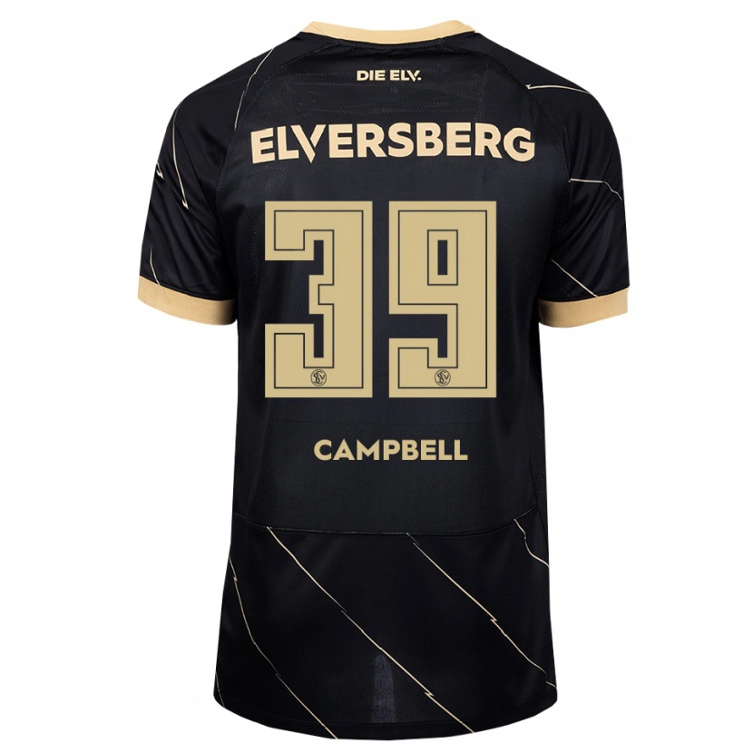 Danxen Kinder Cole Campbell #39 Schwarz Braun Auswärtstrikot Trikot 2026/27 T-Shirt Schweiz