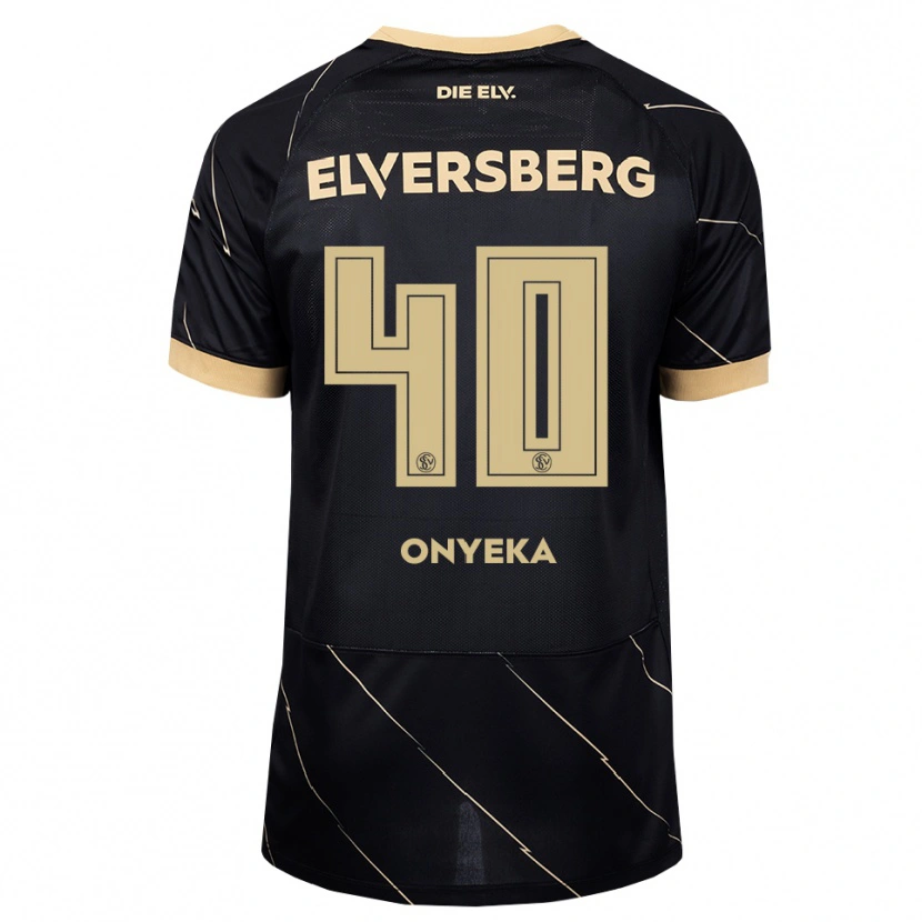 Danxen Kinder Francis Onyeka #40 Schwarz Braun Auswärtstrikot Trikot 2026/27 T-Shirt Schweiz