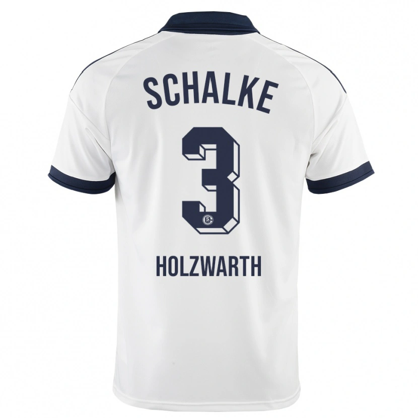 Danxen Kinder Luc Holzwarth #3 Schwarz Weiß Auswärtstrikot Trikot 2026/27 T-Shirt Schweiz
