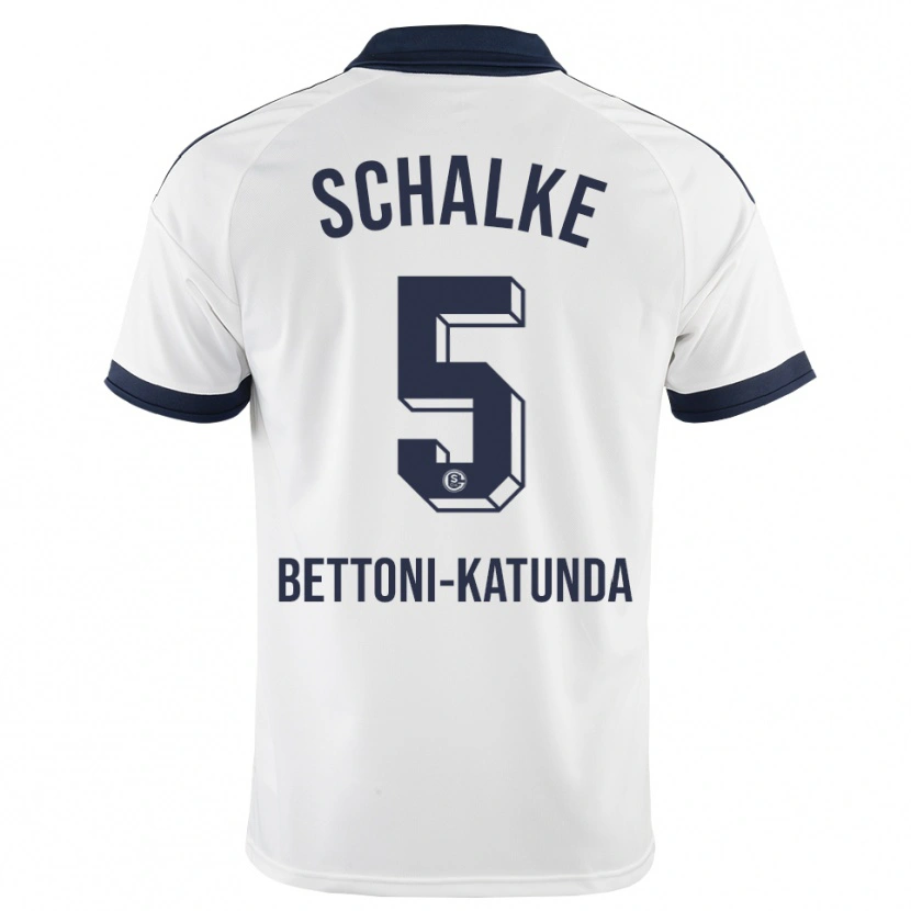 Danxen Kinder Claudio Bettoni-Katunda #5 Schwarz Weiß Auswärtstrikot Trikot 2026/27 T-Shirt Schweiz