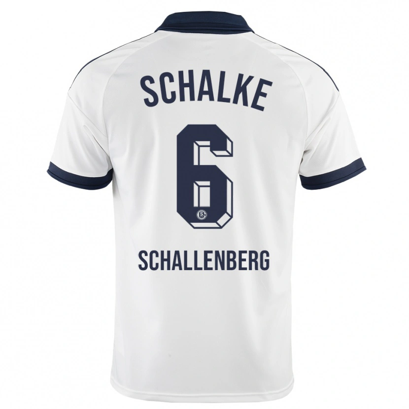 Danxen Kinder Ron Schallenberg #6 Schwarz Weiß Auswärtstrikot Trikot 2026/27 T-Shirt Schweiz