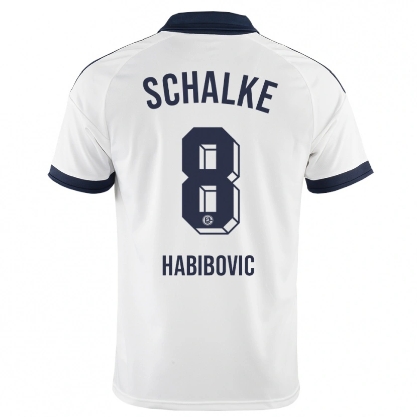 Danxen Kinder Edina Habibovic #8 Schwarz Weiß Auswärtstrikot Trikot 2026/27 T-Shirt Schweiz