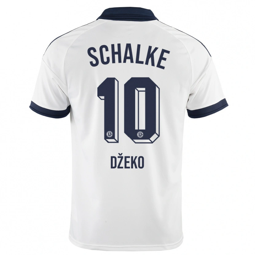 Danxen Kinder Edin Dzeko #10 Schwarz Weiß Auswärtstrikot Trikot 2026/27 T-Shirt Schweiz