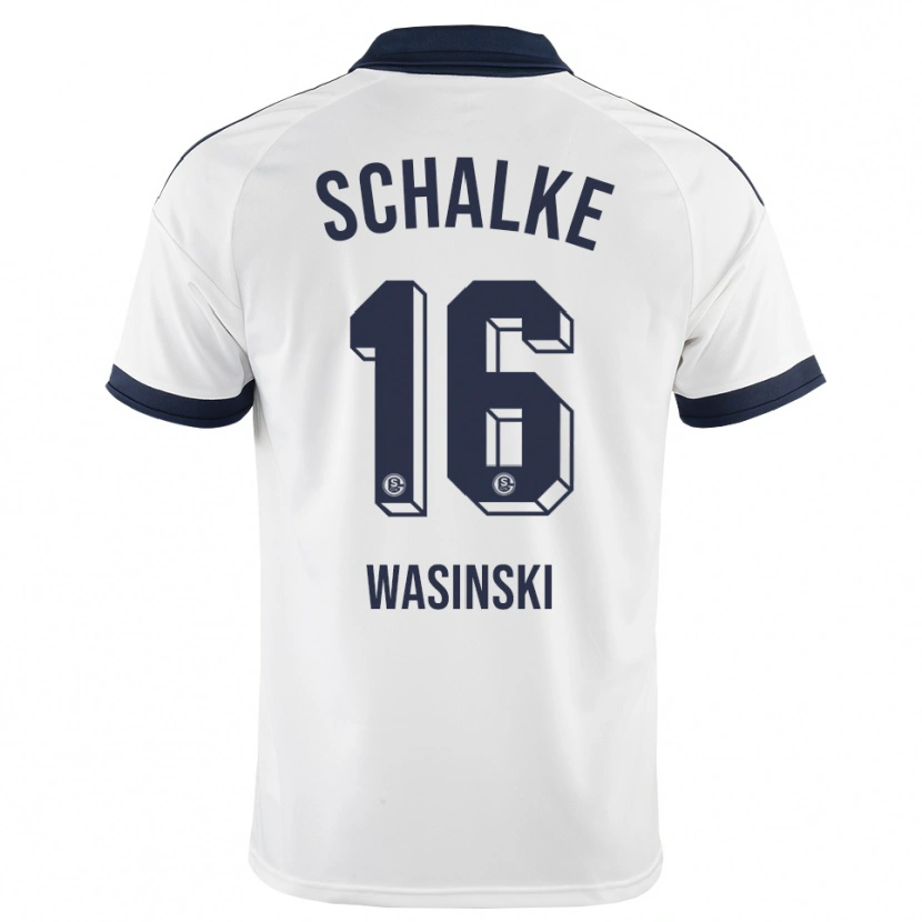 Danxen Kinder Martin Wasinski #16 Schwarz Weiß Auswärtstrikot Trikot 2026/27 T-Shirt Schweiz